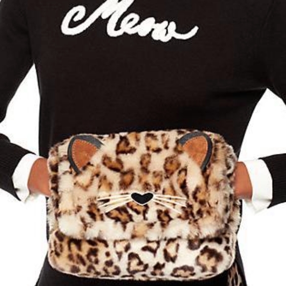 NWT Kate Spade Leopard Run Wild Crossbody Muff - Picture 9 of 9